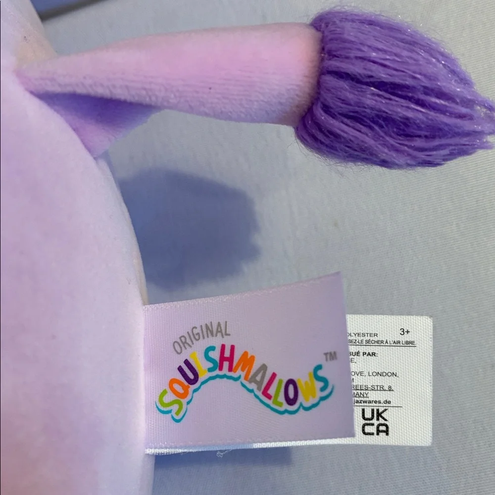 Squishmallows Easter Delzi the purple floral Donkey kids plush toy collectible